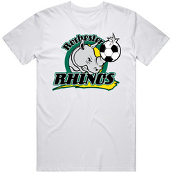 Rochester Rhinos Fc United Soccer League Usl1 Retro Team Logo T Shirt