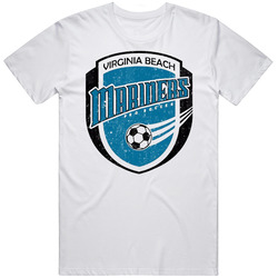 Vinginia Beach Mariners Fc United Soccer League Usl1 Retro Team Logo T