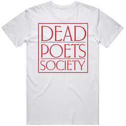Dead Poets Society Retro 80s Movie Logo  Fan T Shirt