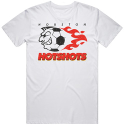 Houston Hotshots World Indoor Soccer League Team Logo T Shirt