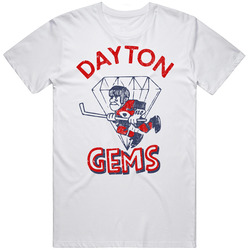 Dayton Gems International Hockey League Ihl Retro Sports Team Logo T S