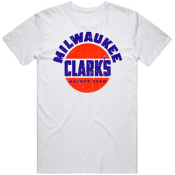 Milwaukee Clark's International Hockey League Ihl Retro Sports Te