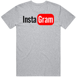 Instagram Youtube Look Logo Mashup Funny Tech Company Geek Fan T Shirt