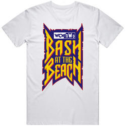 Wcw Nwo Bash At The Beach Logo Professional Wrestling Fan T Shirt