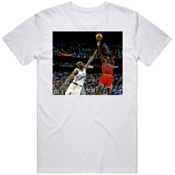 Jordan Game 6 1998 Nba Finals Winning Shot Iconic Photo Utah Chicago B
