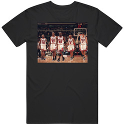 Jordan Rodman Pippen Harper Kukoc Iconic Photo Last Dance Chicago Bask