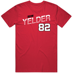 Deon Yelder 82 Favorite Player Kansas City Football Fan T Shirt