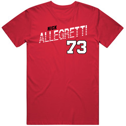 Nick Allegretti 73 Favorite Player Kansas City Football Fan T Shirt