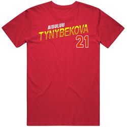 Aisuluu Tynybekova Kyrgyzstan Olympic Athlete T Shirt