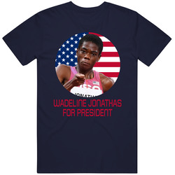 Wadeline Jonathas For President United States Usa Olympic Athlete T Sh