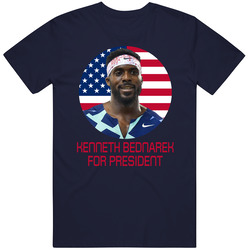 Kenneth Bednarek For President United States Usa Olympic Athlete T Shi