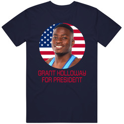 Grant Holloway For President United States Usa Olympic Athlete T Shirt
