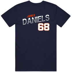 James Daniels 68 Favorite Player Chicago Football Fan T Shirt