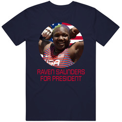 Raven Saunders For President United States Usa Olympic Athlete T Shirt