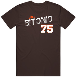 Joel Bitonio 75 Favorite Player Cleveland Football Fan T Shirt