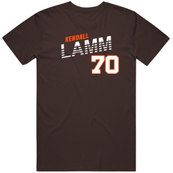 Kendall Lamm 70 Favorite Player Cleveland Football Fan T Shirt