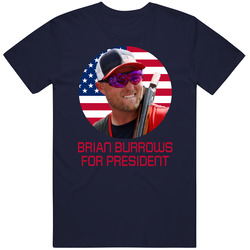 Brian Burrows For President United States Usa Olympic Athlete T Shirt