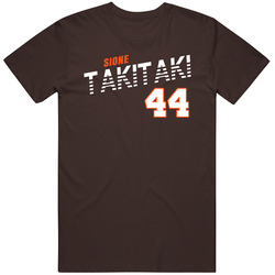 Sione Takitaki 44 Favorite Player Cleveland Football Fan T Shirt