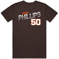 Jacob Phillips 50 Favorite Player Cleveland Football Fan T Shirt