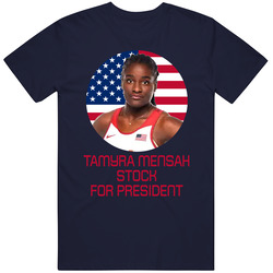 Tamyra Mensah Stock For President United States Usa Olympic Athlete T 