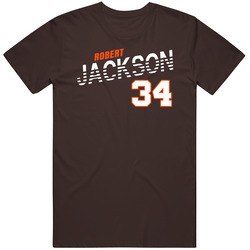 Robert Jackson 34 Favorite Player Cleveland Football Fan T Shirt