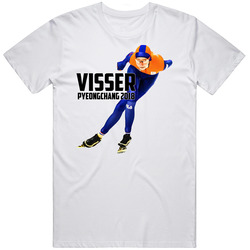 Esmee Visser Netherlands Speed Skating Olympic Athlete Fan T Shirt