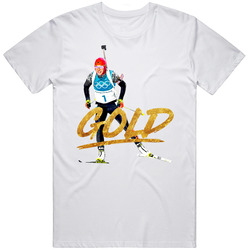 Laura Dahlmeier Gold Germany Biathlon 2018 Olympic Air Athlete Fan T S