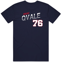 Brent Qvale 76 Favorite Player Houston Football Fan T Shirt