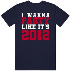 I Wanna Party Like Its 2012 New York Football Champions T Shirt