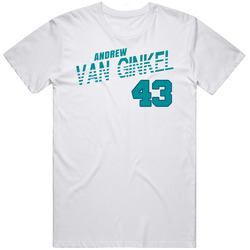 Andrew Van Ginkel 43 Favorite Player Miami Football Fan T Shirt