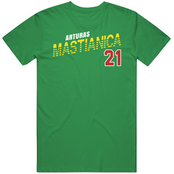 Arturas Mastianica Lithuania Olympic Athlete T Shirt