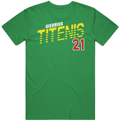 Giedrius Titenis Lithuania Olympic Athlete T Shirt