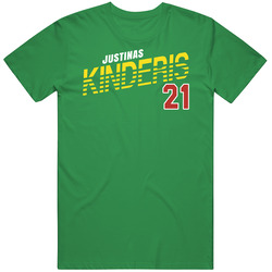 Justinas Kinderis Lithuania Olympic Athlete T Shirt