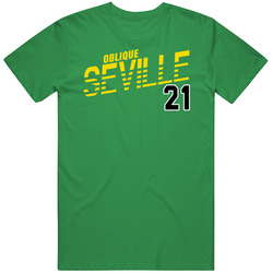 Oblique Seville Jamaica Olympic Athlete T Shirt