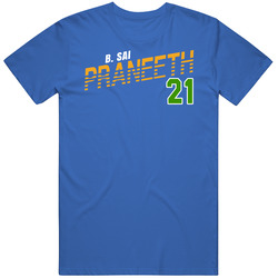B Sai Praneeth India Olympic Athlete T Shirt