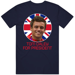 Tom Daley For President Great Britain Olympic Athlete T Shirt