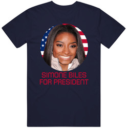 Simone Biles For President United States Usa Olympic Athlete T Shirt