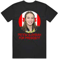 Penny Oleksiak For President Canada Olympic Athlete T Shirt