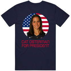 Cat Osterman For President United States Usa Olympic Athlete T Shirt