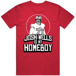 Josh Wells Is My Homeboy Football Player Fan T Shirt