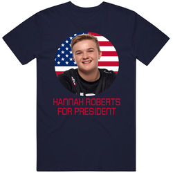 Hannah Roberts For President United States Usa Olympic Athlete T Shirt