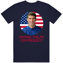 Michael Phelps For President United States Usa Olympic Athlete T Shirt