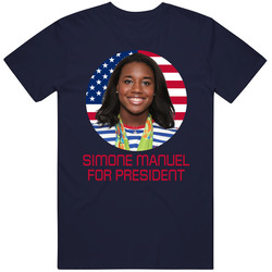 Simone Manuel For President United States Usa Olympic Athlete T Shirt