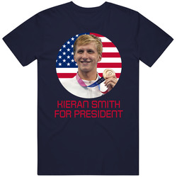 Kieran Smith For President United States Usa Olympic Athlete T Shirt