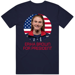 Erika Brown For President United States Usa Olympic Athlete T Shirt