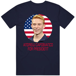 Andrew Capobianco For President United States Usa Olympic Athlete T Sh