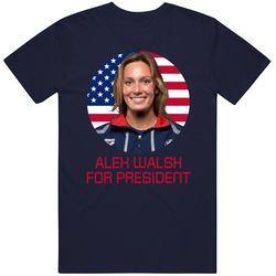Alex Walsh For President United States Usa Olympic Athlete T Shirt