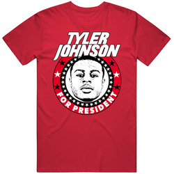 Tyler Johnson For President Football Fan T Shirt