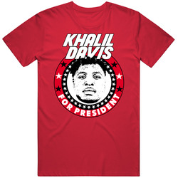 Khalil Davis For President Football Fan T Shirt