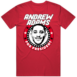 Andrew Adams For President Football Fan T Shirt